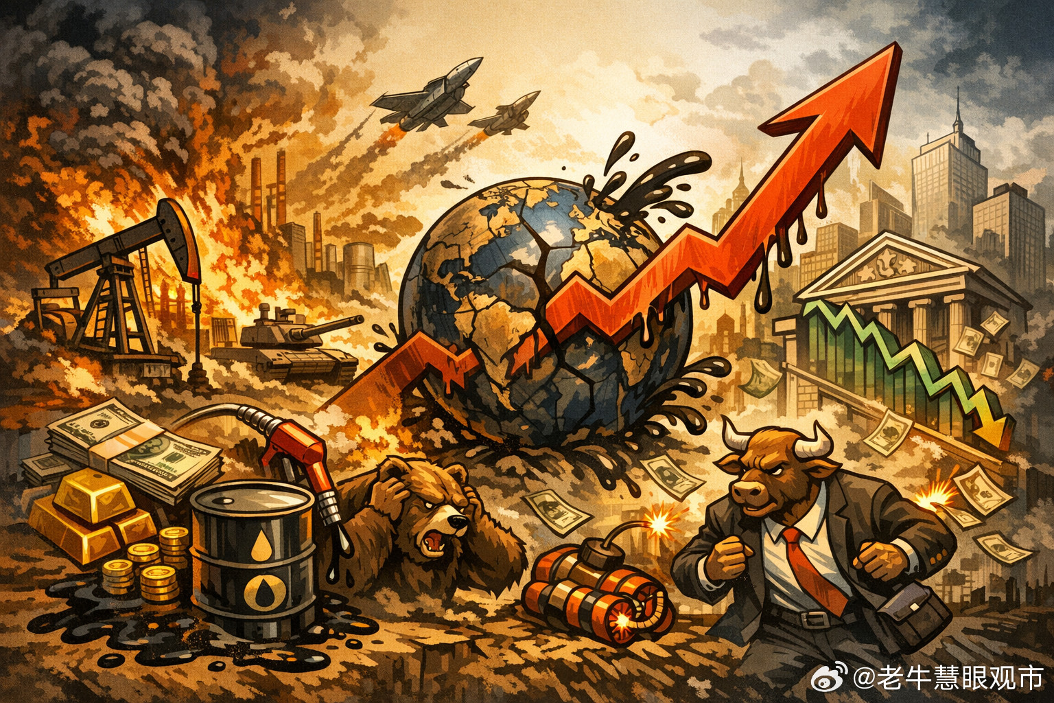 三次石油危机告诉你：真正砸垮资产的，从来不是油价本身从1973年10月到1990