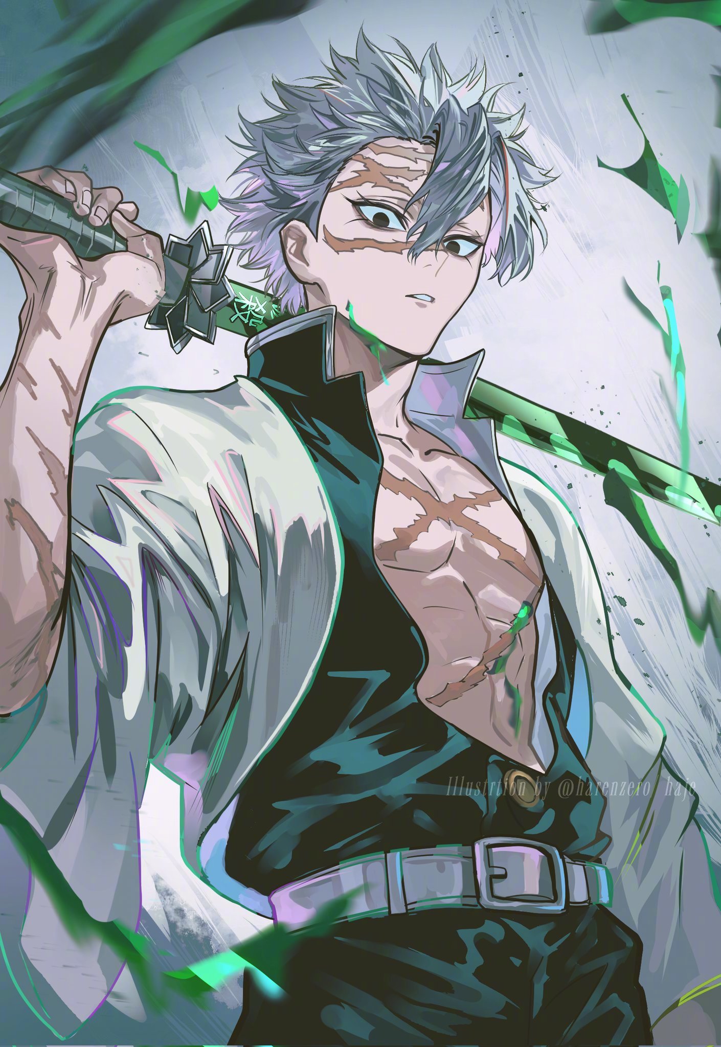 鬼灭之刃Melo老师的画风真的超模！鬼灭全员美神降临​​​