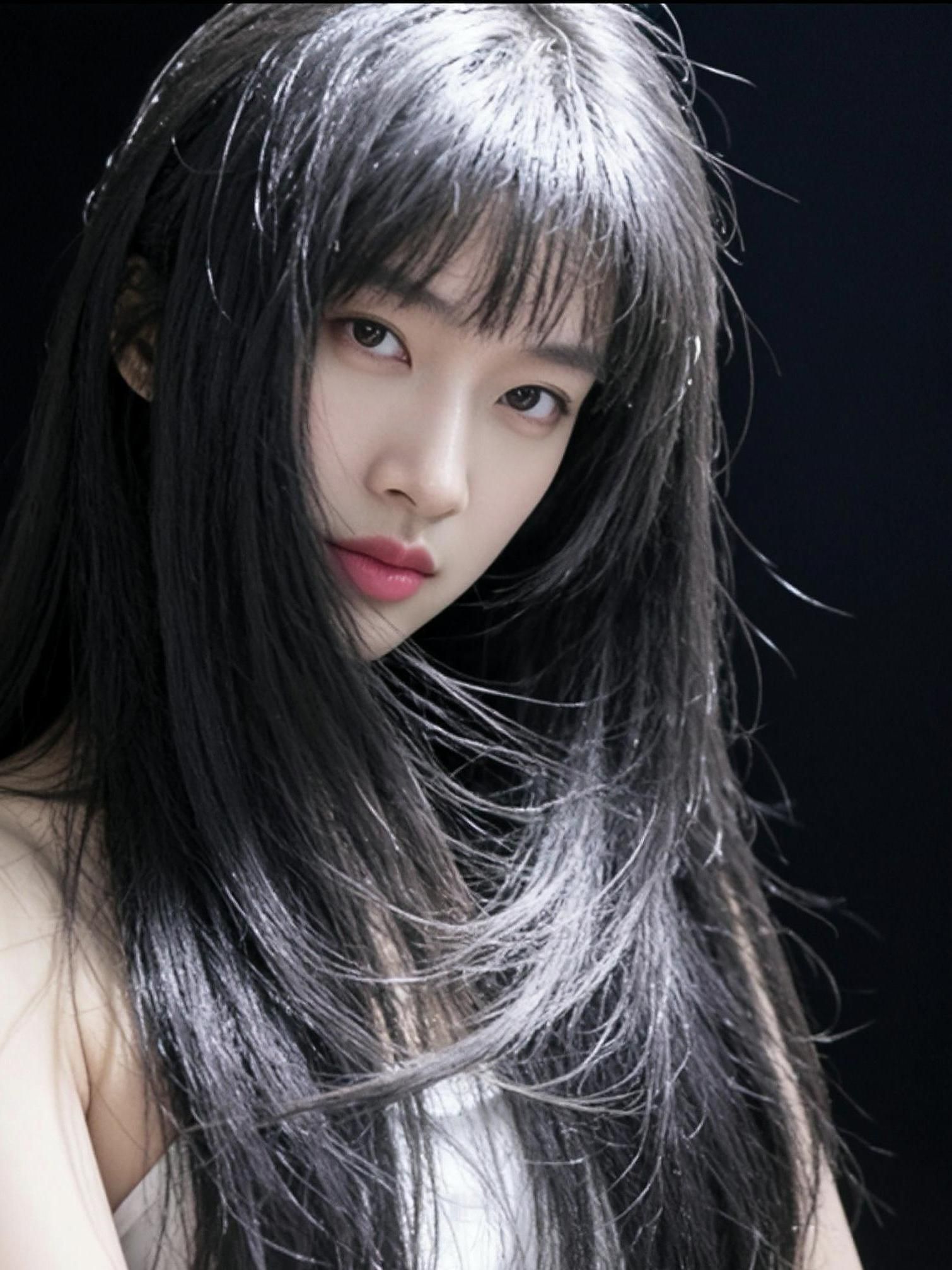 AI黑系发丝写真ai创作...