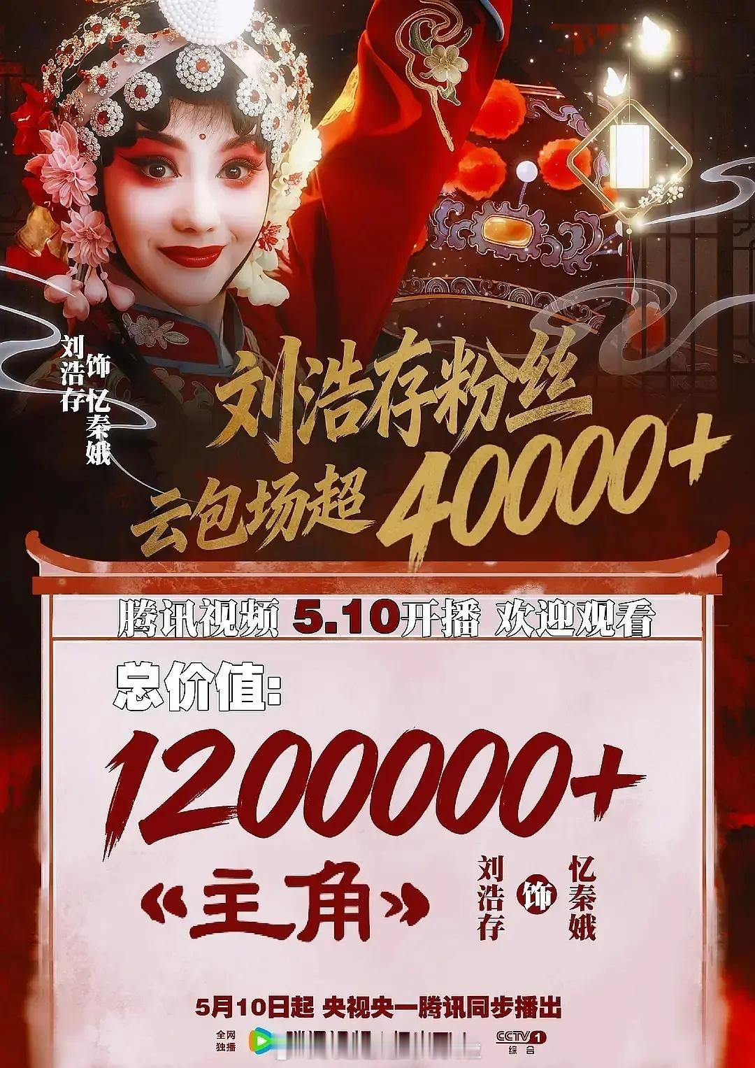刘浩存粉丝《主角》包场4万，枯水期快一年，杂志和云包场氪金水平都倍杀同期，00