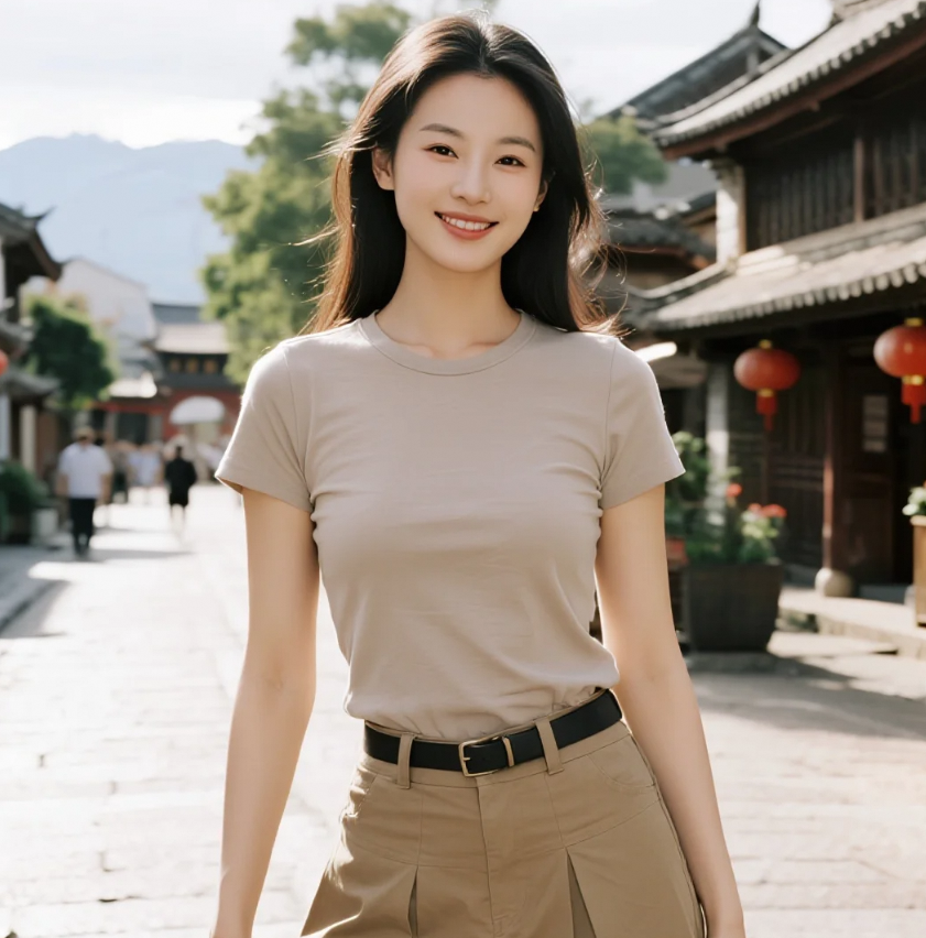 大理的古街，因她的微笑而更添诗意