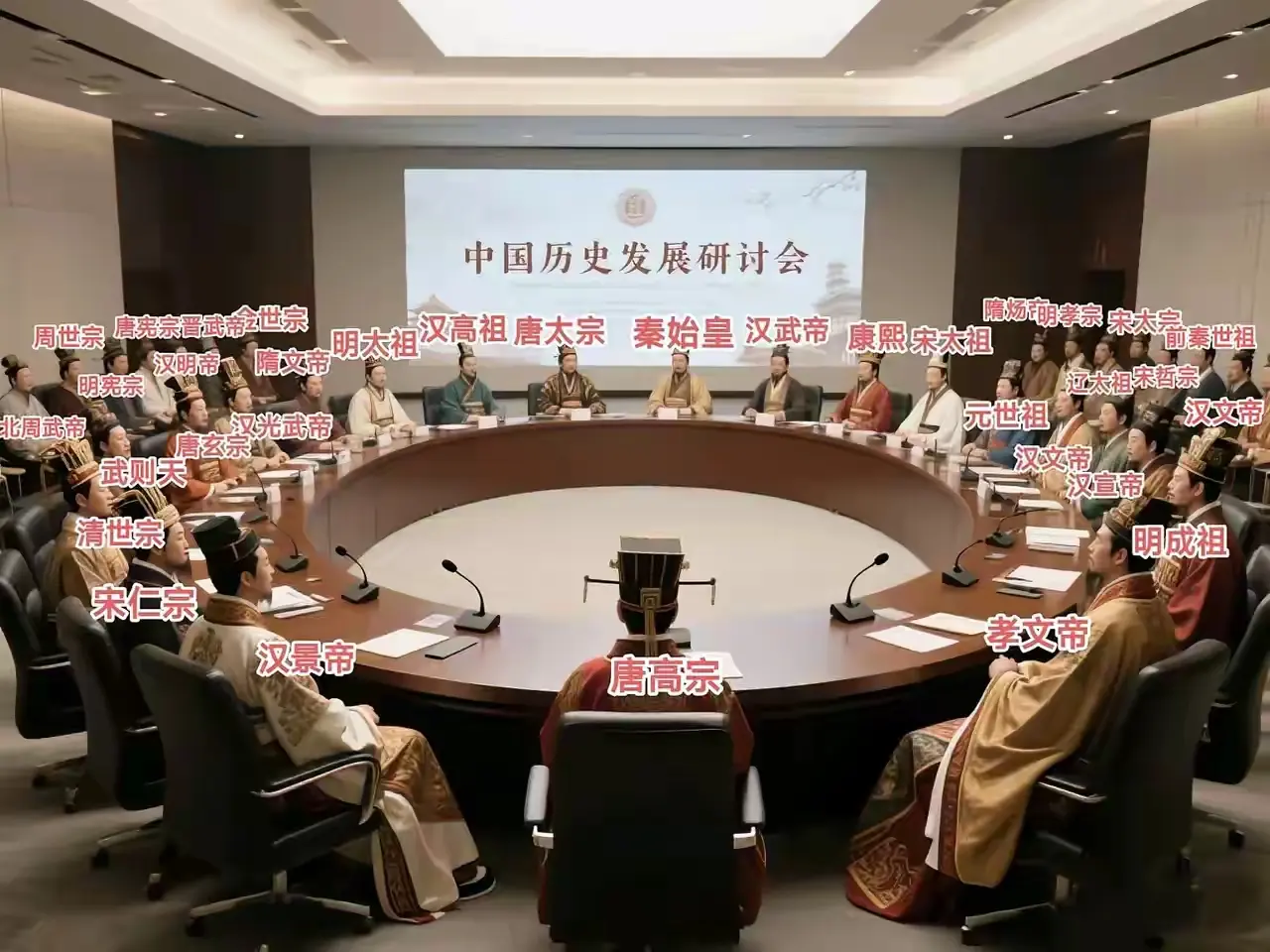 中国历代帝王地位排行榜