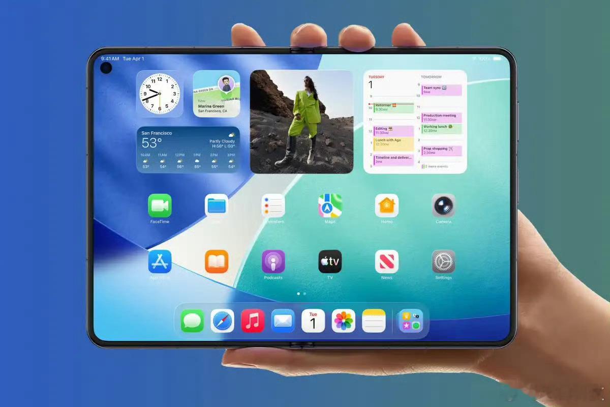 曝iPhoneUltra无折痕技术和OPPO类似苹果首款折叠屏的无折痕方案，底层