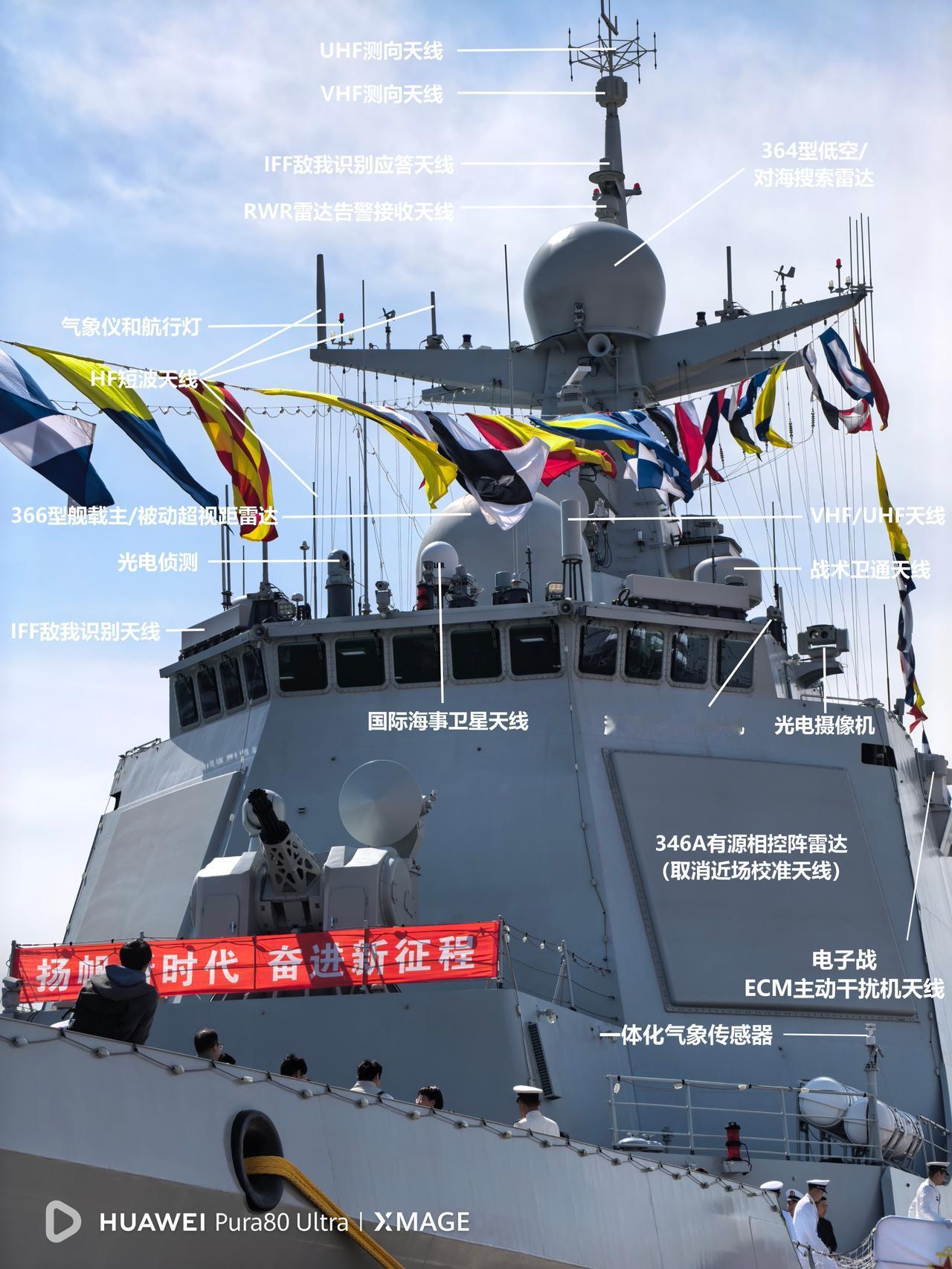 再介绍一下参与2026青岛海军节052D型二批次改13号舰121“齐齐哈尔”舰的