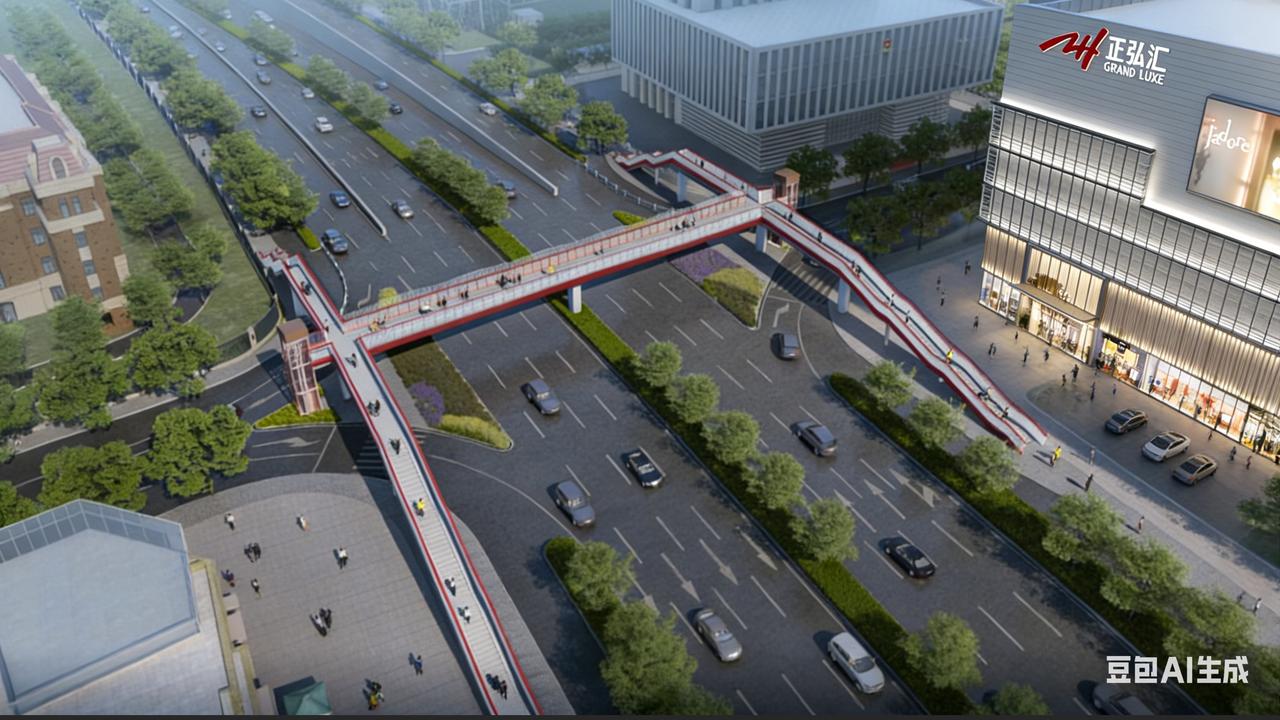 学校商业体扎堆：商丘"最堵路口"天桥在哪？商丘正弘汇周边堪称城市"超级枢纽"