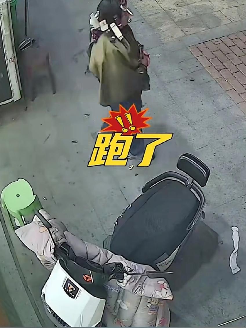 女子烫发4小时借口出去透气后跑路监控高高跑个啥，德不配位何烫发？此番丢脸