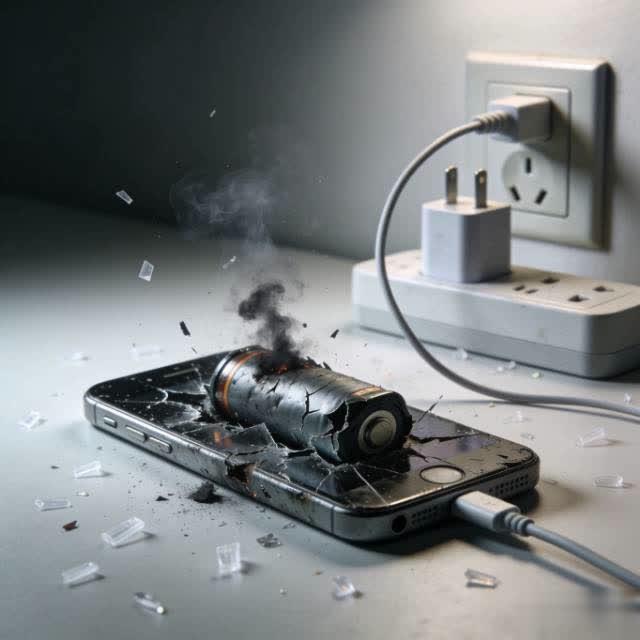 痛心！手机彻夜充电爆炸致女子70%烧伤，这些充电保命细节，每个人都必须牢记