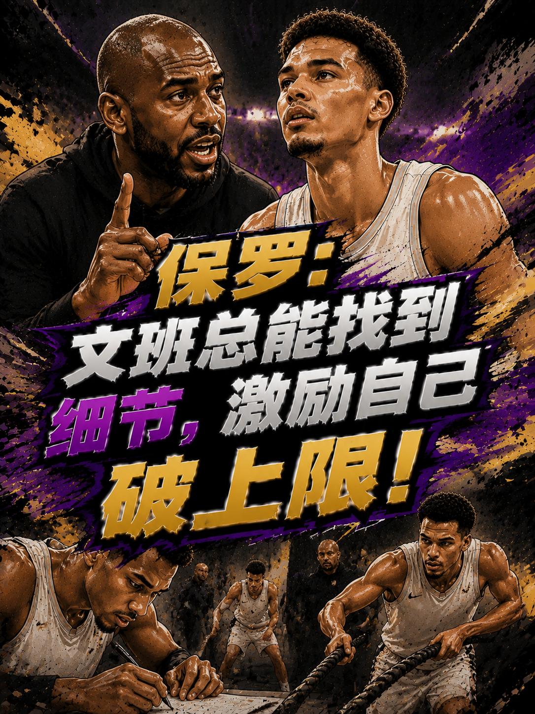 果然，她总能找到各种细节来激励自己！就在近日，保罗谈到文班亚马亲眼目睹亚历山大斩