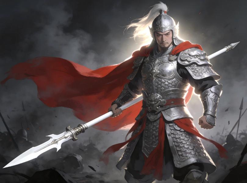 赵云练成七探蛇盘枪，师父童渊告诉他："有两个高手，你一定要小心，一个是威震天下的