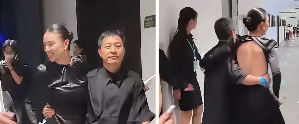 网上都在热议这个矮个男究竟是谁，谁又敢这样熊搂宋佳？不出意料，很快就有了