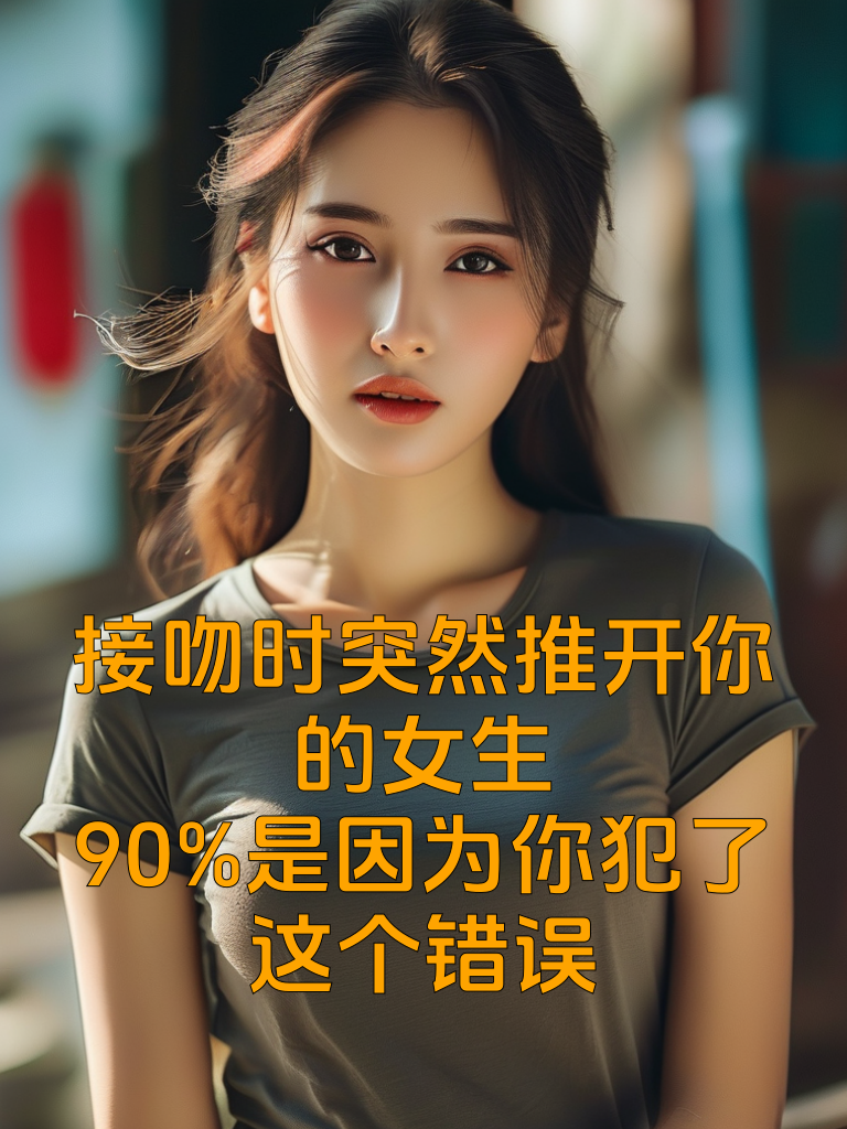 接吻时突然推开你的女生，90%是因为你犯了这个错误
