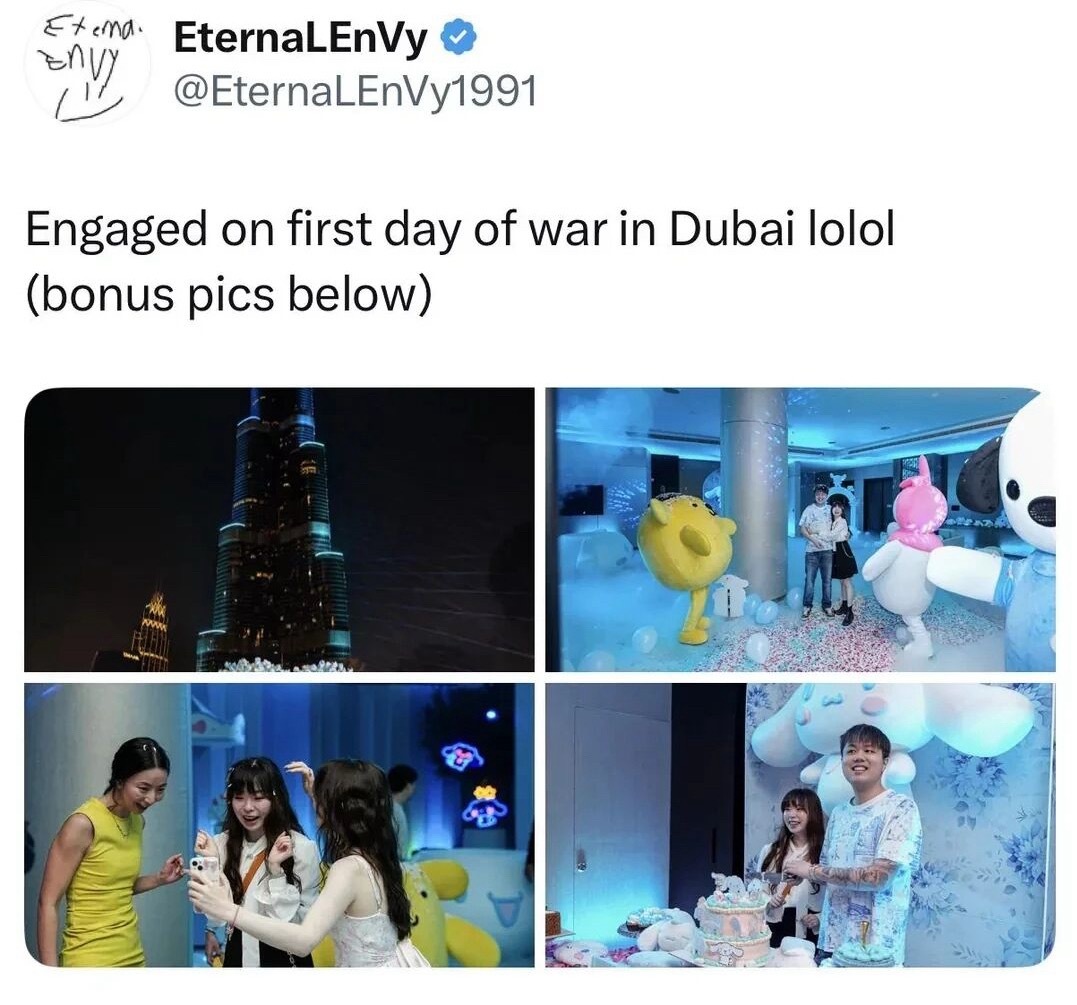 EEsama订婚咯，恭喜啊！好久没看到大艺术家了！dota2