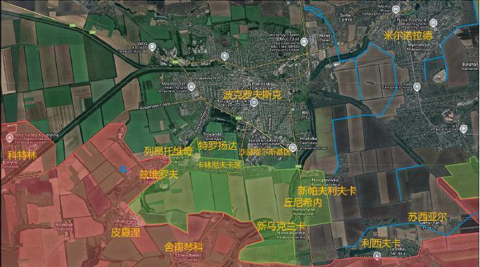 【#俄乌冲突#波克罗夫斯克战况】俄乌双方信源一致认为，俄军拿下波克罗夫斯克