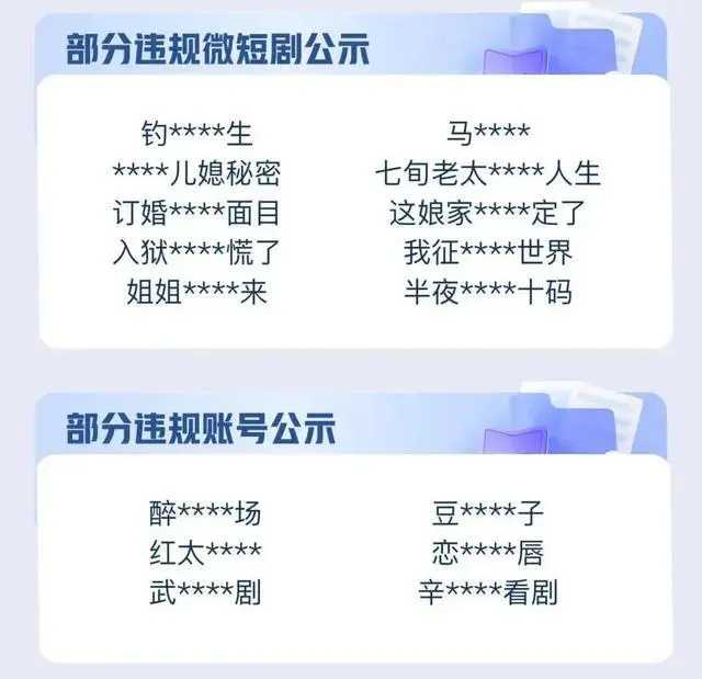 多家头部平台重拳出击！抖音、微信、淘宝、快手近日接连发布公告，集体清理违规微短剧内容，引发行业震动。