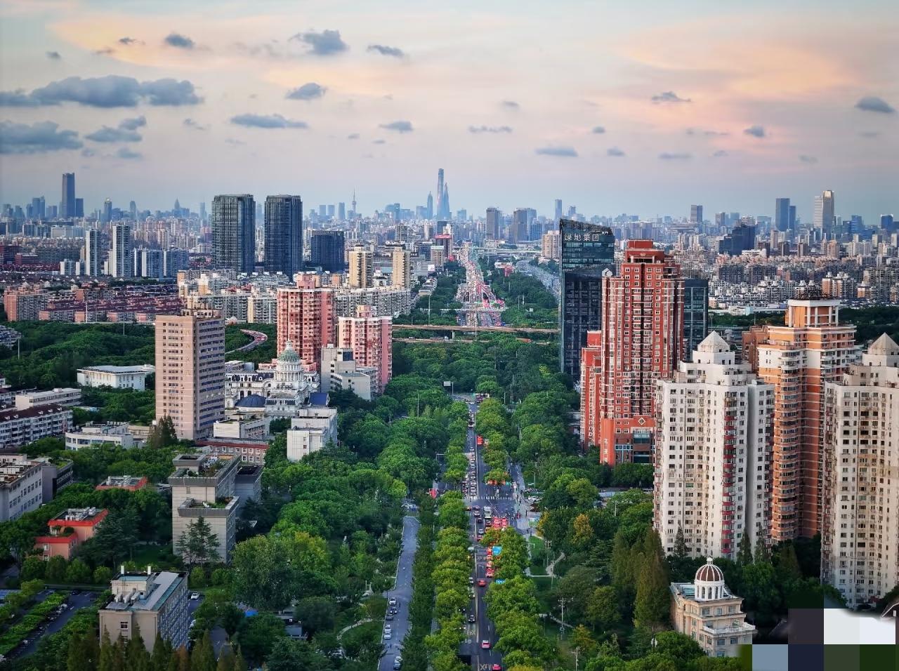 半空🈳和高空的上海，视觉效果相差特别大[捂脸哭]