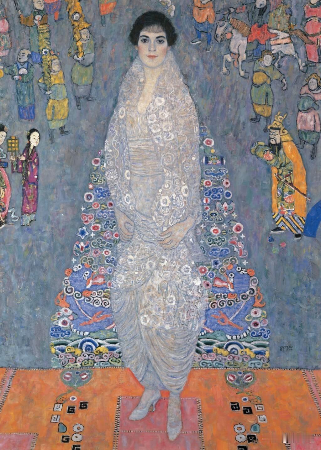 奥地利画家古斯塔夫·克里姆特（GustavKlimt）的一幅肖像画今天在纽约拍