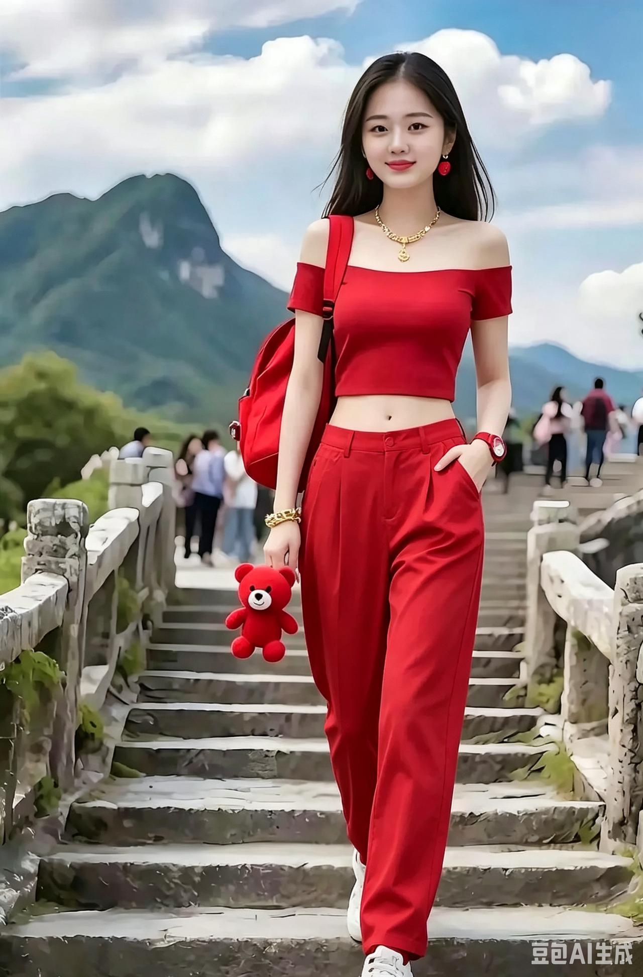 山间古桥藏着治愈的风景，走在石阶上，风里都是山野的气息。你喜欢这样的出游吗？