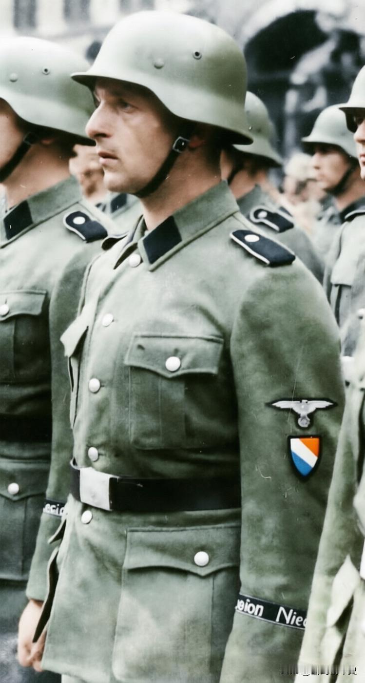 1941年7月，德军入侵苏联后不久，荷兰境内开始招募志愿者，组建“党卫军尼德兰志