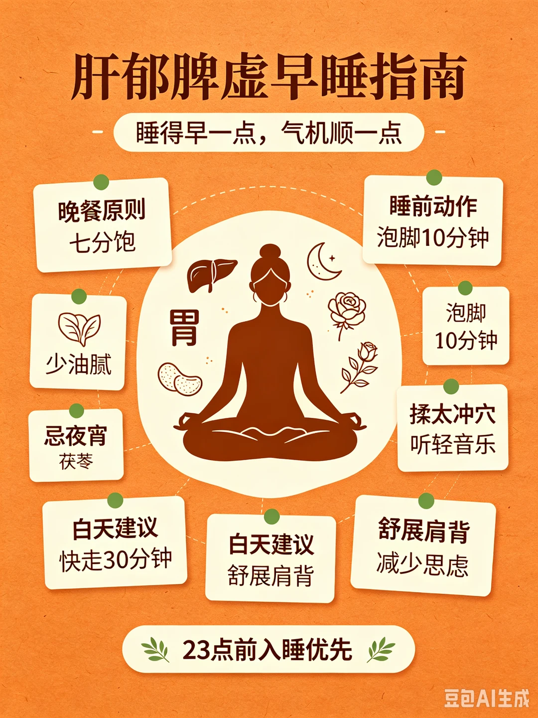 howto无痛早睡，肝郁脾虚人的早睡tips