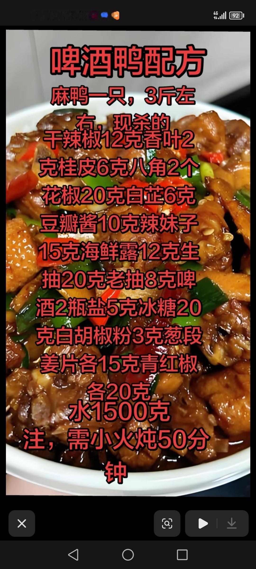 啤酒鸭配方，凉皮凉面，烤羊排香料水配方