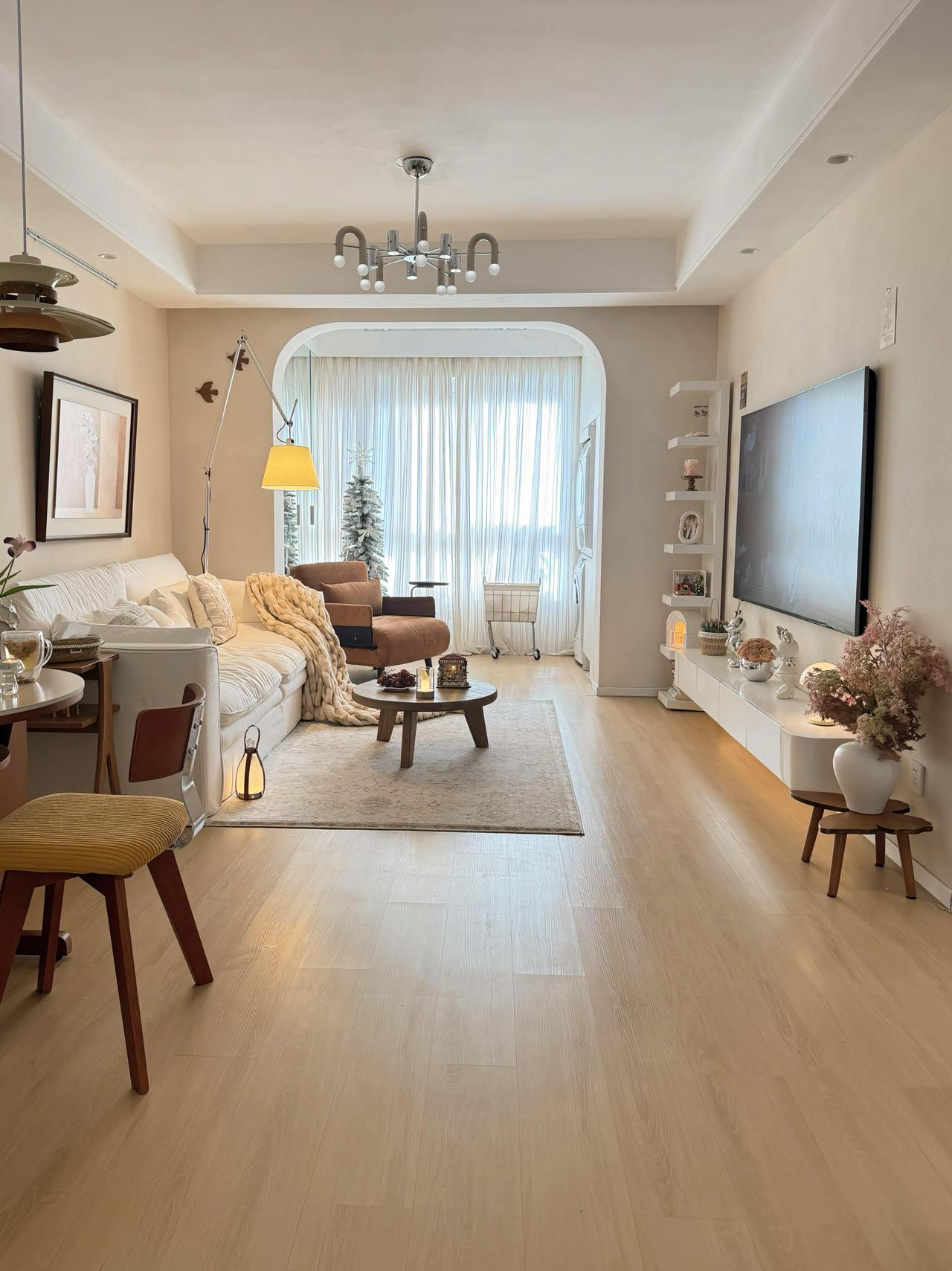 68平的小房子，也可以住得很舒服套内68平的房子，不浪费1㎡空间，不将就细节，