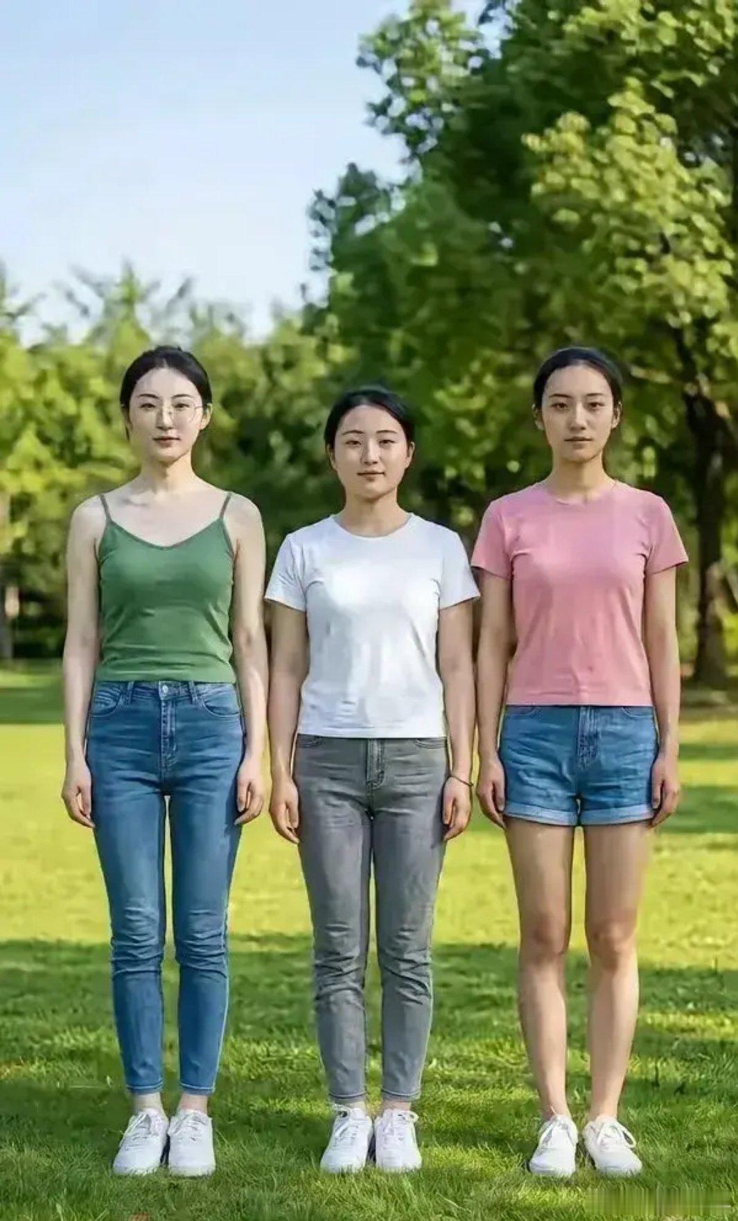 我敢打赌99%的男人会选白衣服女孩做老婆，看腿型就知道。