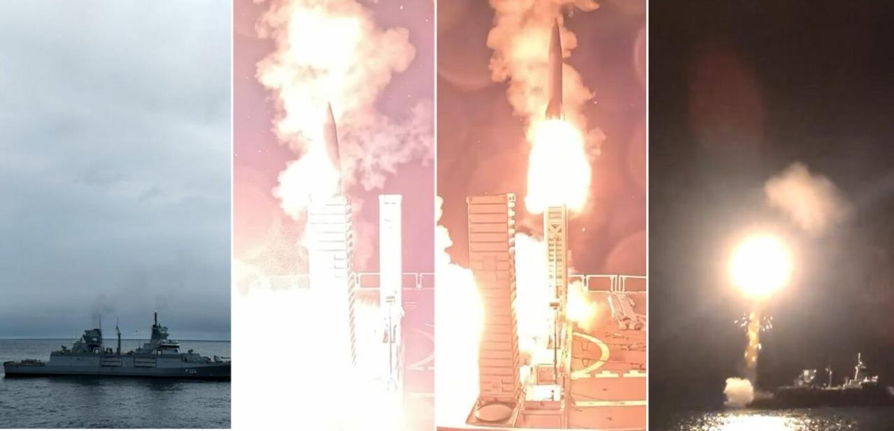 德国海军从其一艘F125级护卫舰上成功发射了两枚以色列制造的LORA弹道