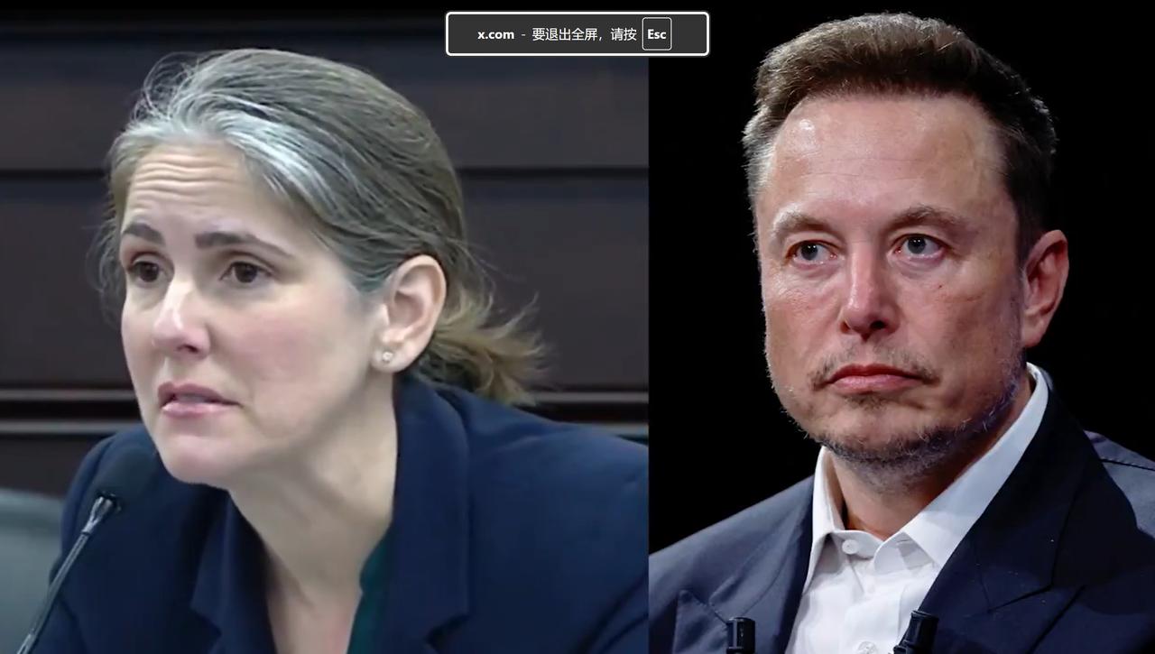 马斯克抨击美国女白左。肯塔基州民主党众议员莎拉·斯托克（SarahStalk