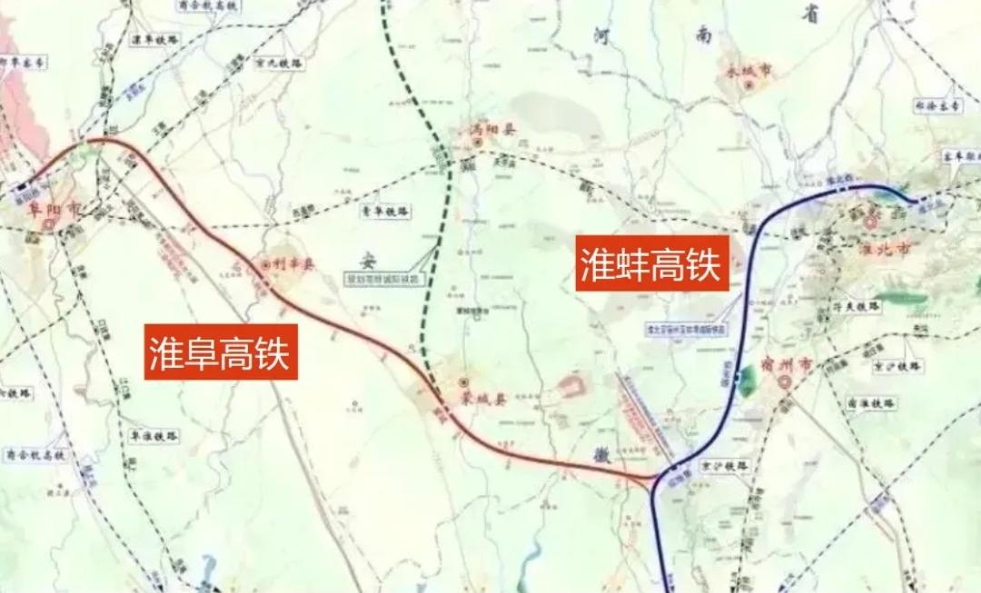 淮蚌、淮阜两线全线接触网送电，热滑联调在即。蒙城、利辛百万人口大县终通高铁，至