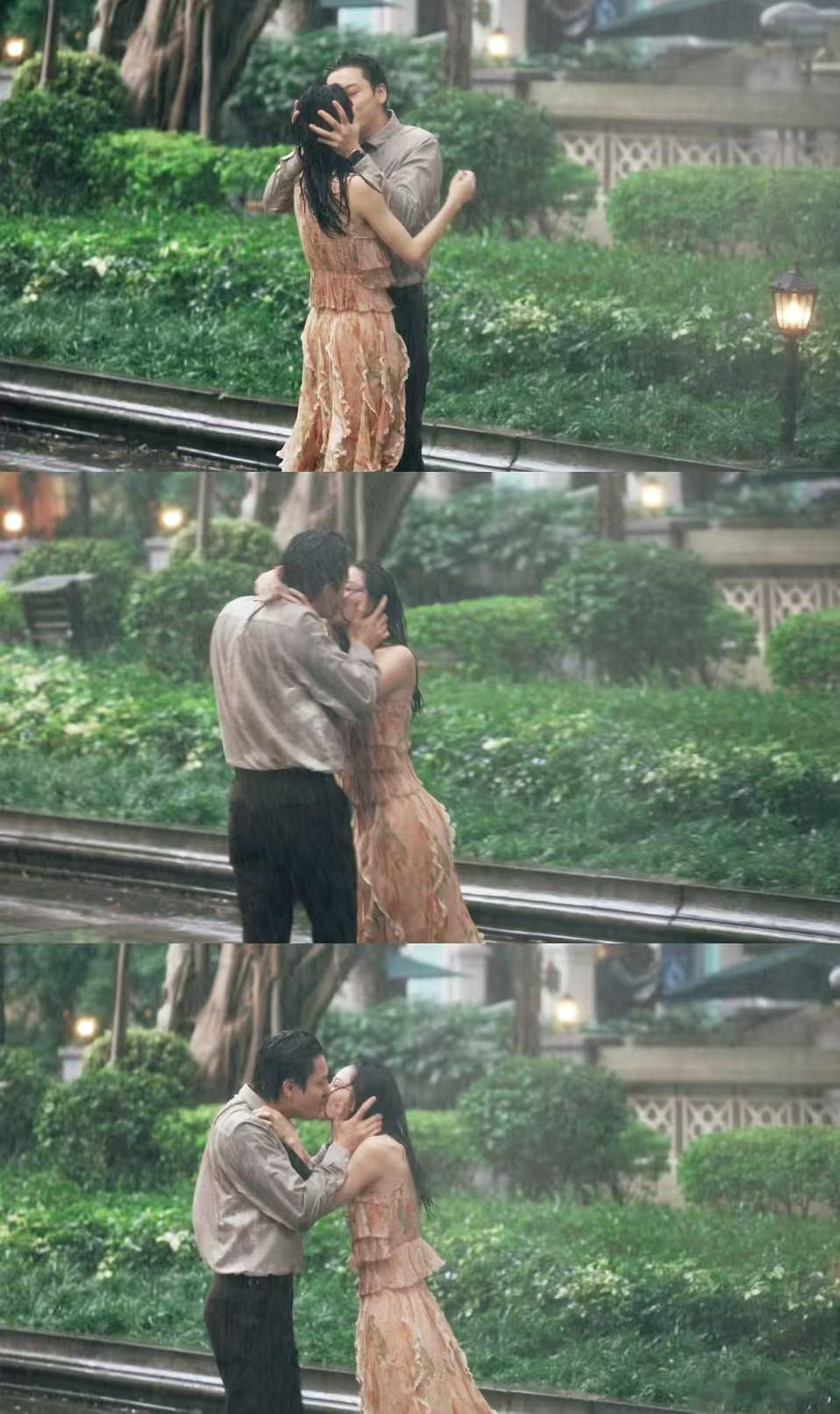 陈伟霆钟楚曦雨中吻戏我确认了这才是我想看的都市剧，雨中吻戏这段氛围感超强，钟楚曦