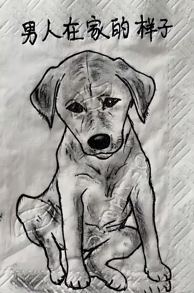 在家蔫蔫出门张扬，遇美女谄媚见老婆皱眉，一幅漫画戳破男性最真实的多面模样人间