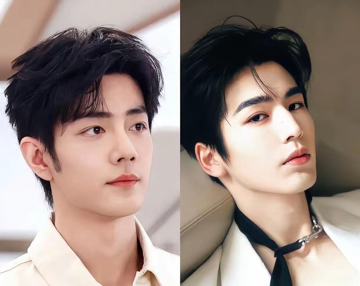 说实话，单看五官脸型，张凌赫比肖战要帅一些但是张凌赫的工作能力比肖战差远了肖