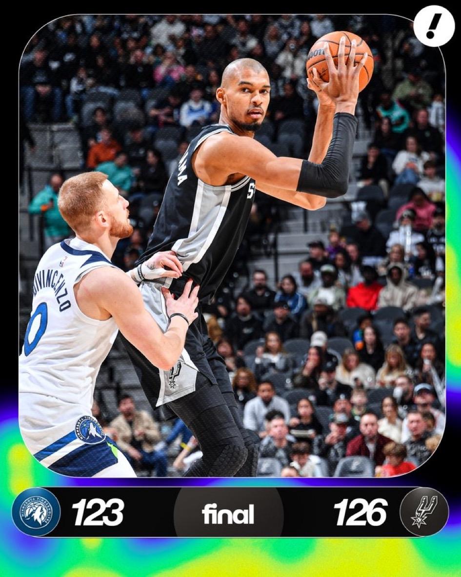 一时糊涂啊！文班的最后一罚有点不可思议！本来你可以领先4分锁定胜局，但他却故意投