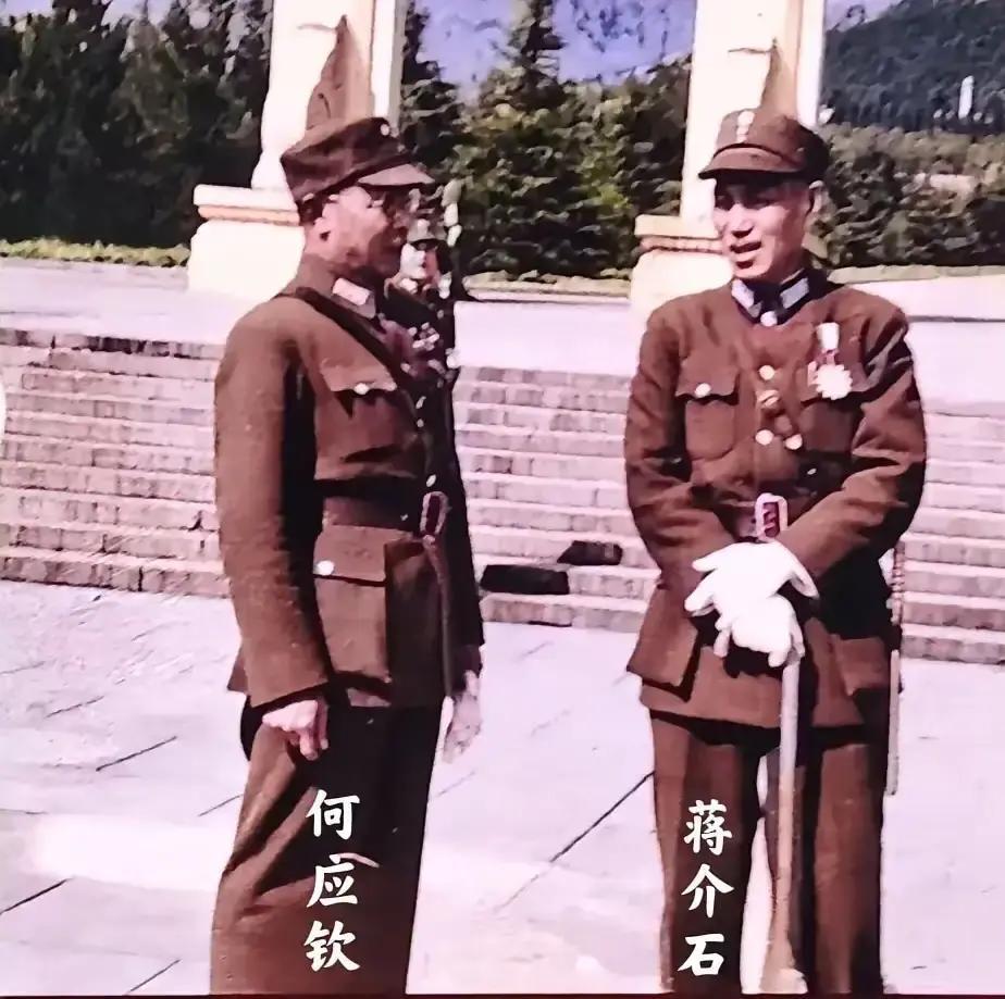 1944年，蒋介石想把何应钦赶下台，陈诚给蒋介石建议，先剪其羽翼，应该枪毙中将兵