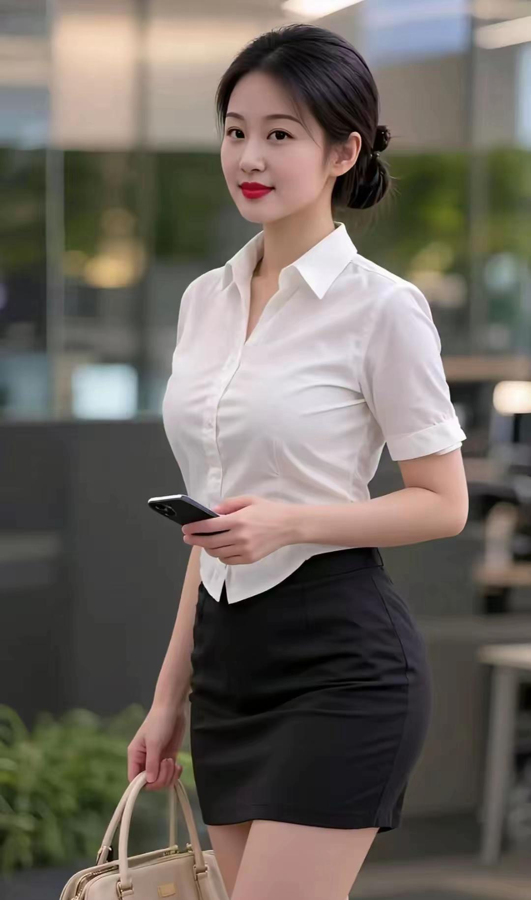 职场美女，气质容颜妥妥