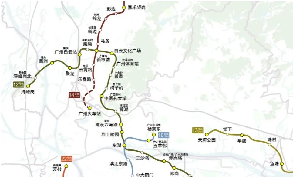 通勤族福音！嘉禾望岗至广州火车站仅需20分钟清晨六点刚过，地铁站台的人潮便已