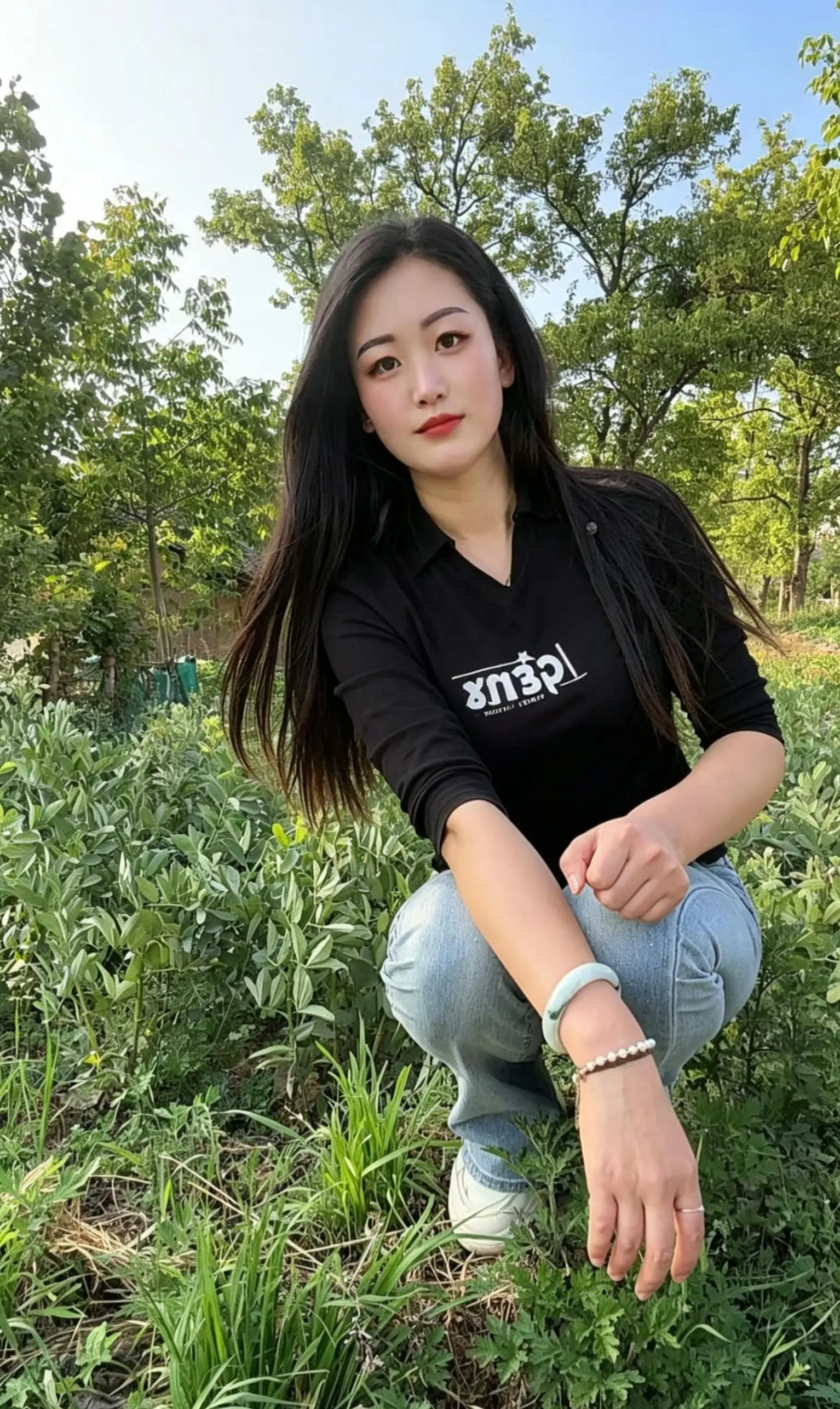 红花当然配绿叶，这一辈子谁来陪。