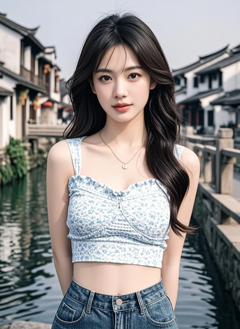 江南的清晨，阳光和溪水一样清澈
