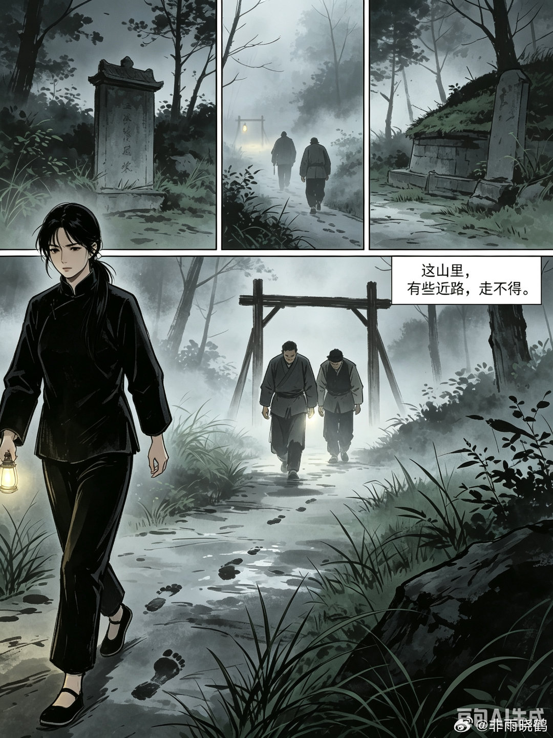 非雨晓鹤小说玉书奇闻之番外002暑假篇暑假篇·柳萱：夜路回湘西那天，雨下得极细。像从山缝里渗出来。我