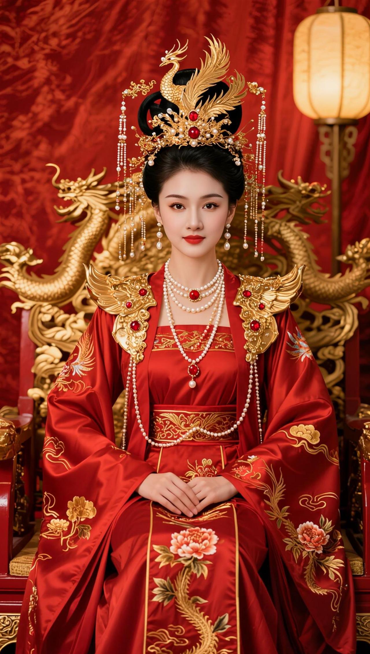 AI凤冠华服写真随变ai随便玩国风古韵凤冠霞帔国风美人