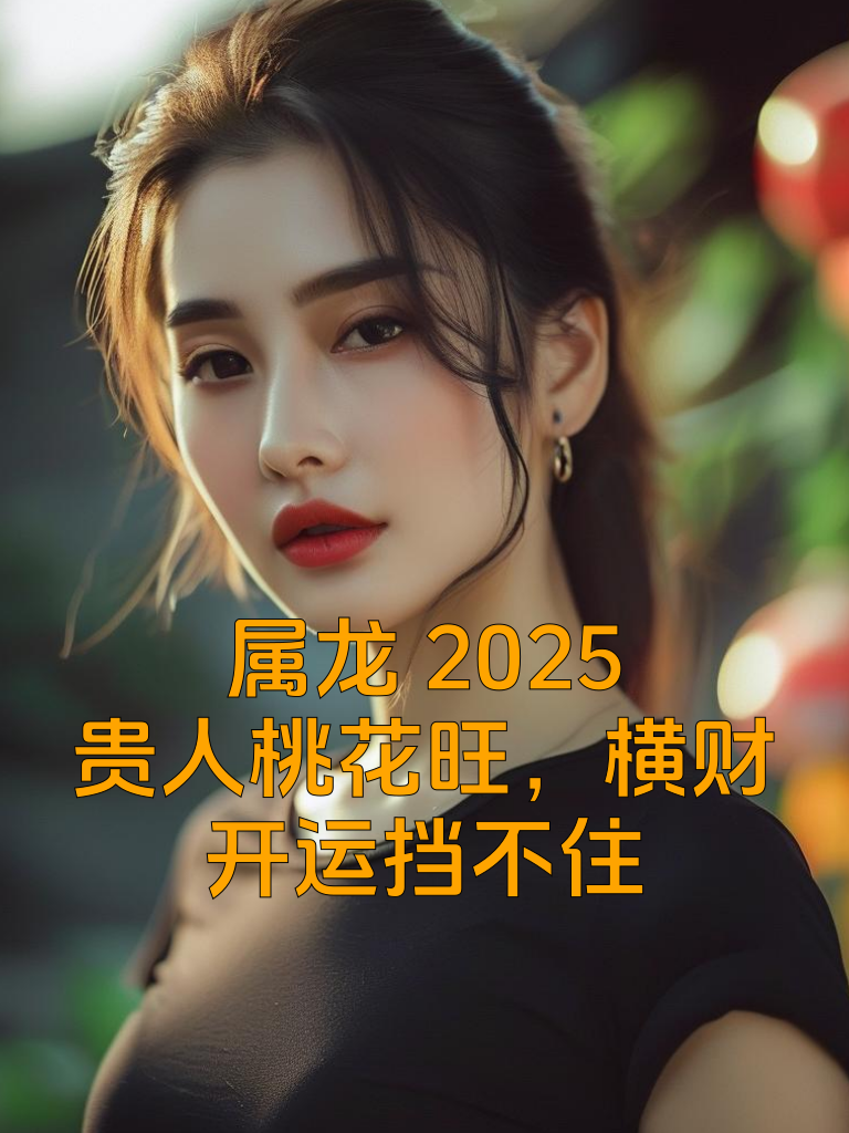 属龙2025：贵人桃花旺，横财开运挡不住