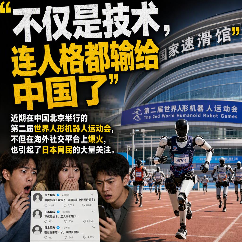 突发！一场机器人比赛，竟让不少日本网民集体感叹自己"输了"。第二届世界人形机器