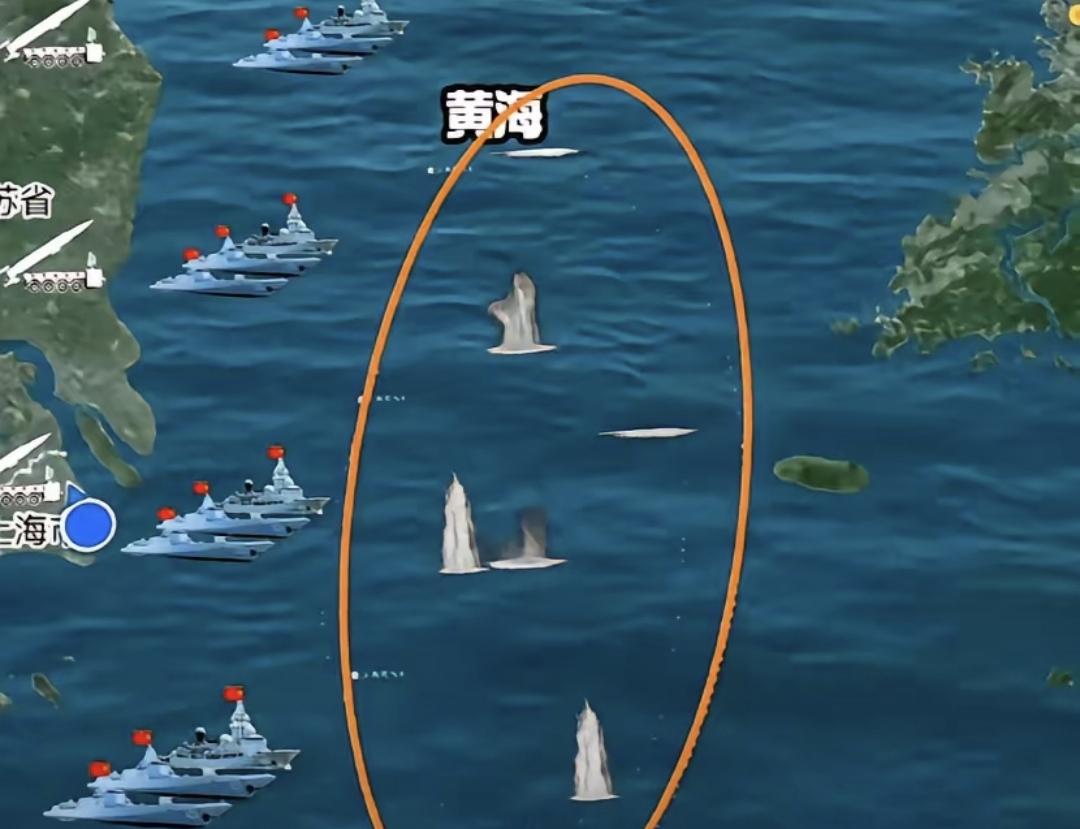 最近黄海那边搞了个八天实弹演习。日本反应特别大，整天喊着要对抗，不像其他小国家躲