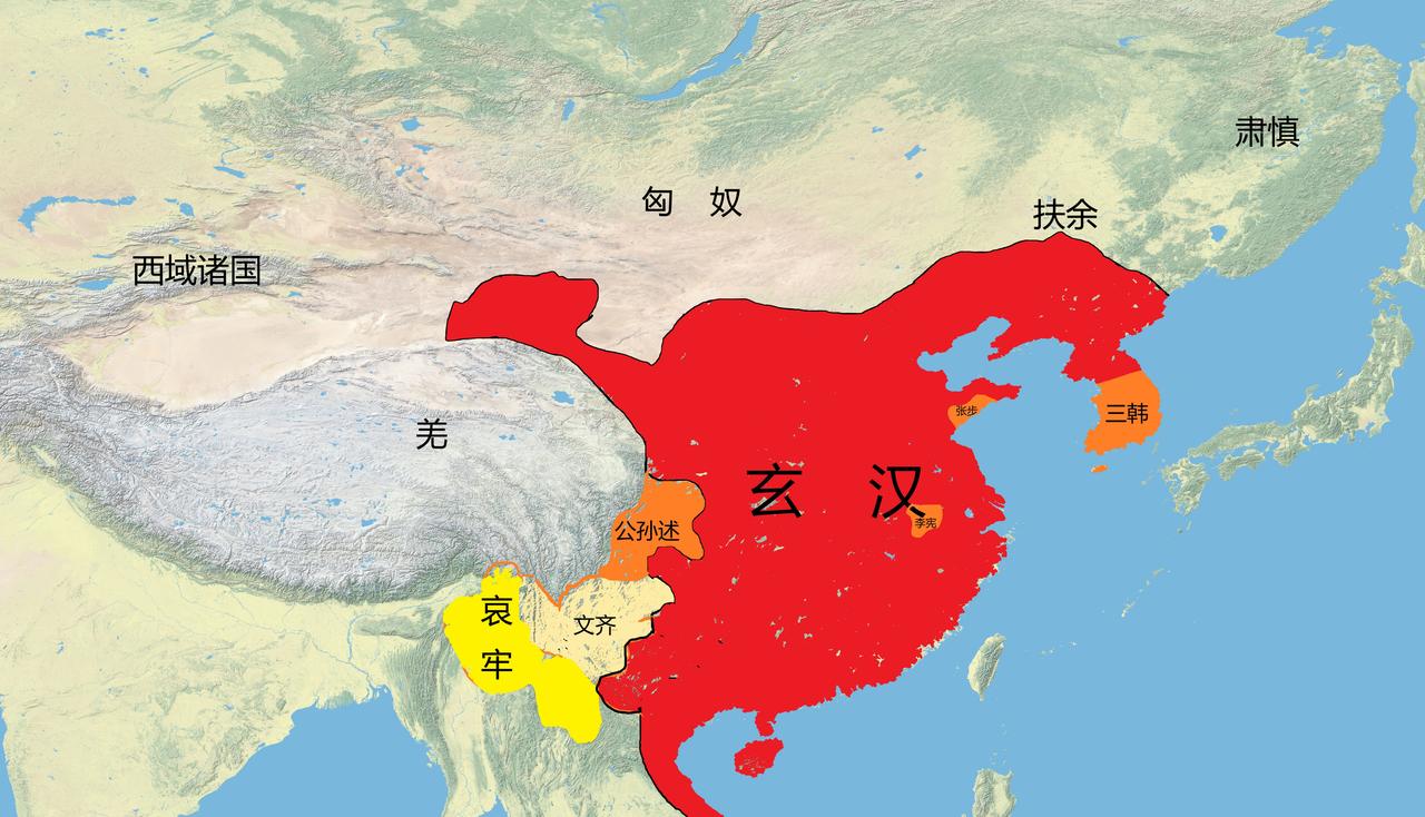 历史历史地图东汉刘玄刘秀更始元年（23年），更始帝刘玄攻入长安，推翻新朝，汉朝重