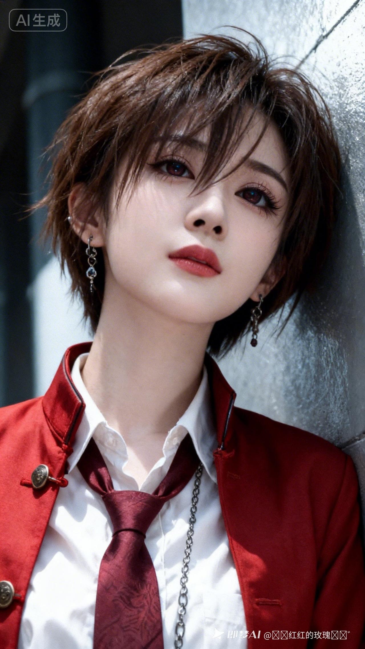 绝美少女冷白皮瓷感透亮，五官精致，纯欲甜妹气质慵懒俏皮。S曲线挺拔身材，娇小东方