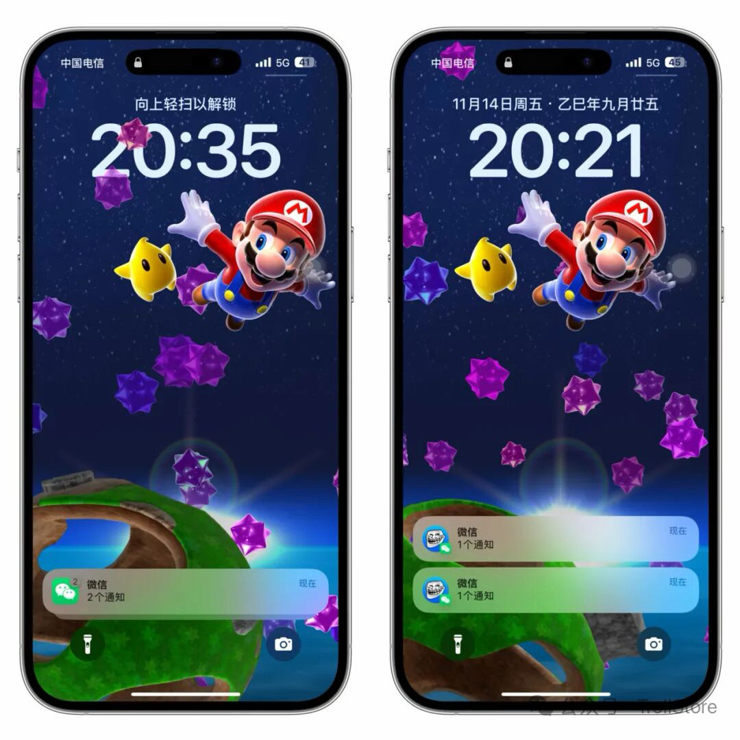 好消息，iOS端微信开始灰度测试推送通知头像了。收到通知后会显示对方的头像而不再