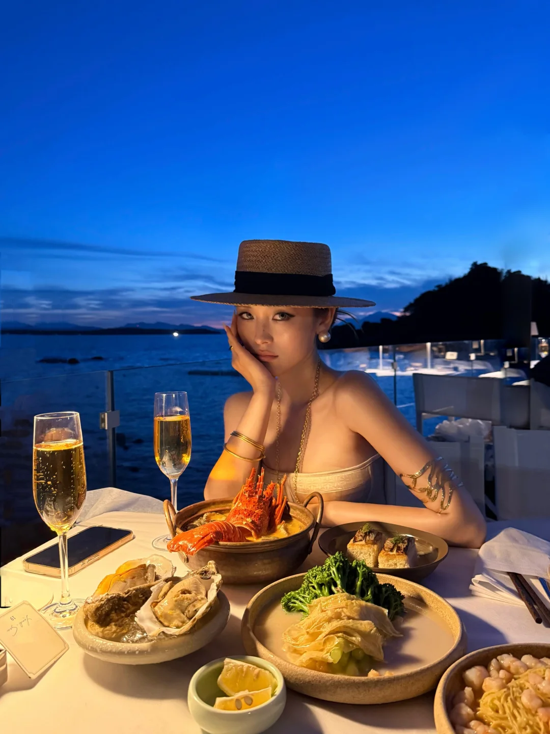 深圳仅此一家 | 海边悬崖餐厅太美了🥂