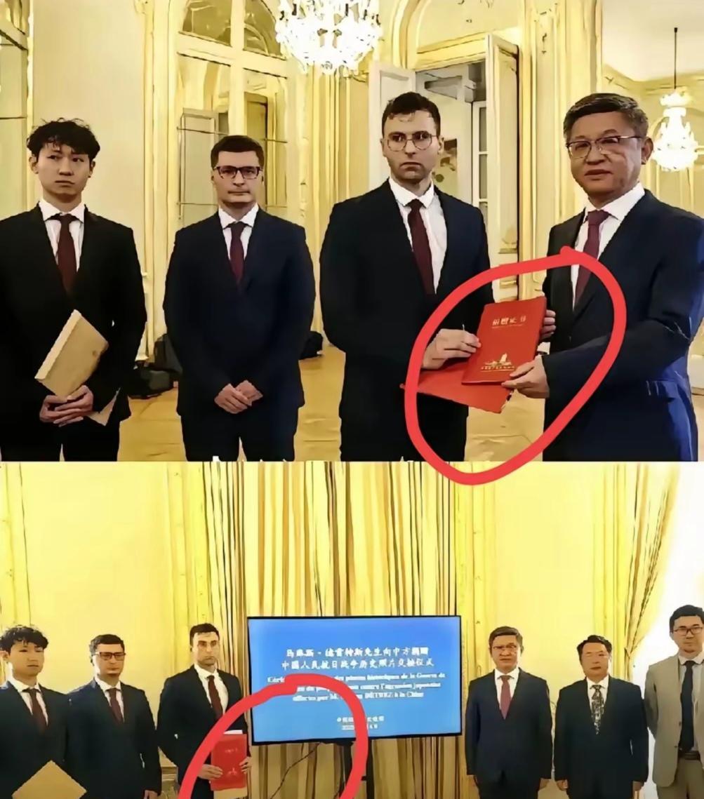马库斯可能无法回国了，因为他捐赠给我们一个东方大国的日军侵华相册，里面有618