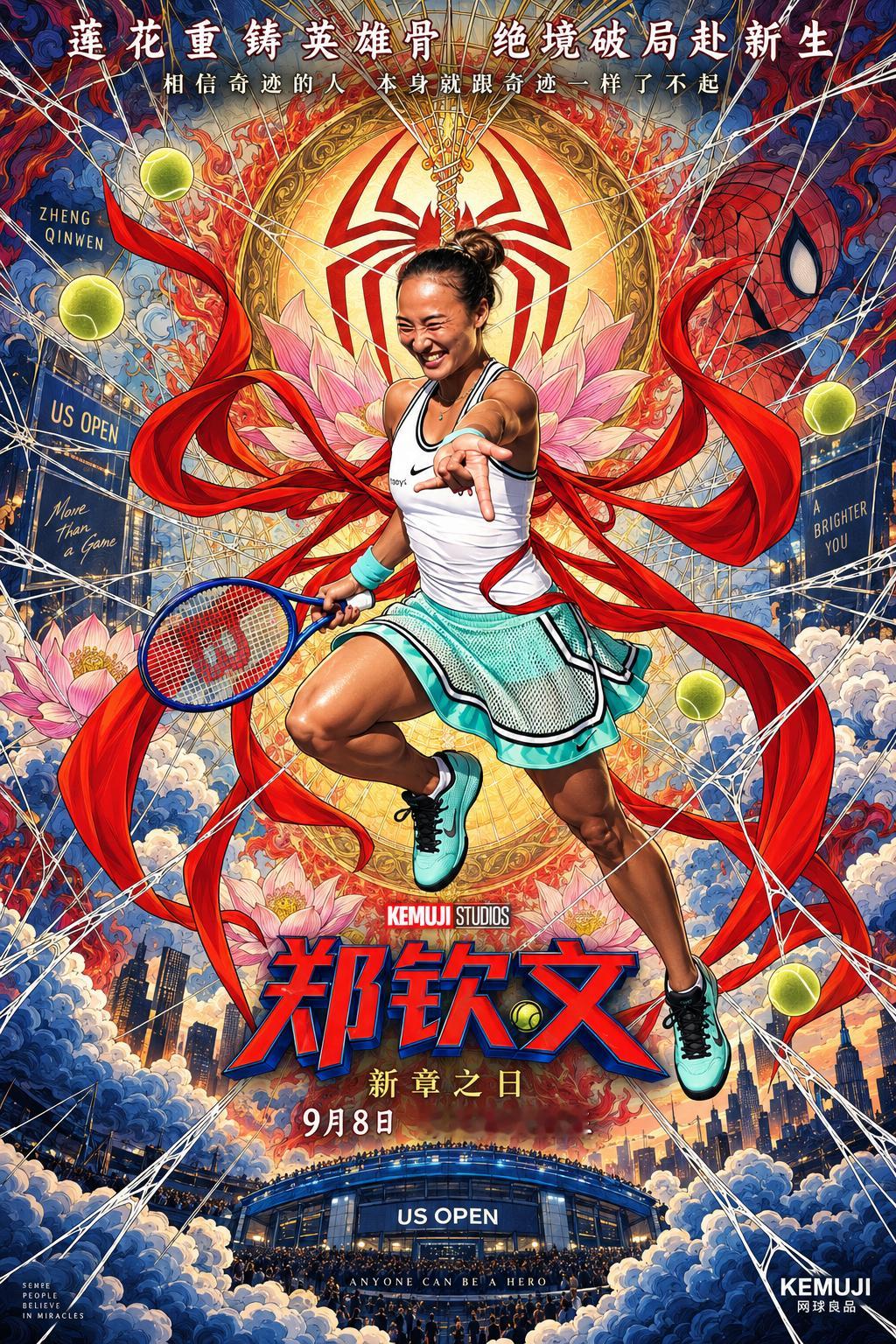 美网八强阵容全部出炉🔥女单八强，仅两位非前八种子，郑钦文唯一非种子⬇️【1】