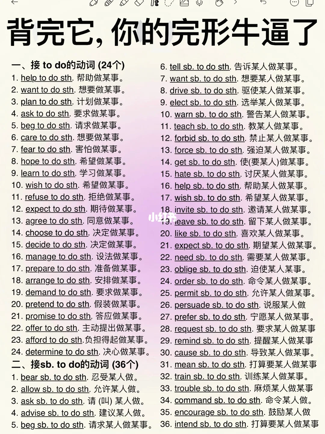完形填空满分！背完闭眼选答案！英语稳上130+